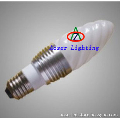 3w e14/e26/e27 led candle bulb